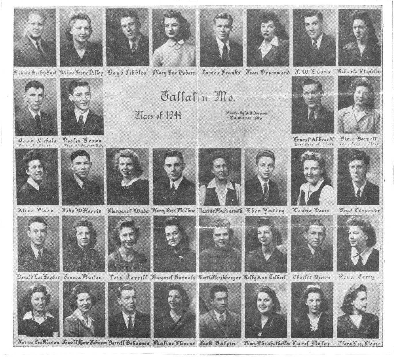 [Gallatin High School, 1944]