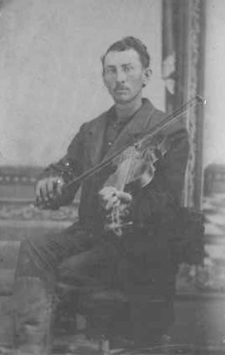 [C. Dewitt Pryor with fiddle]