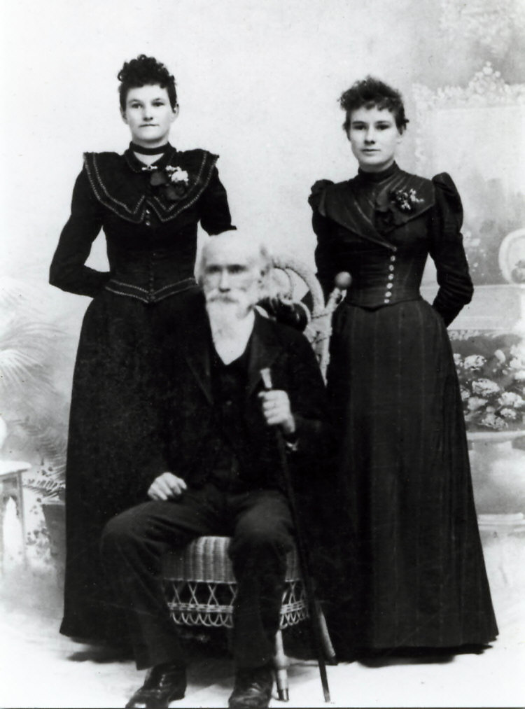 [Washington Bennett and daughters]