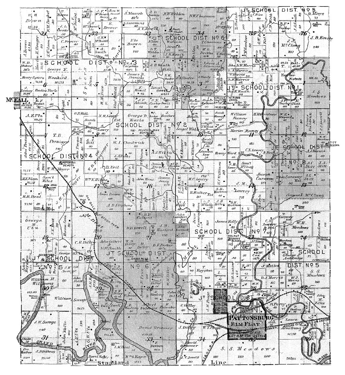 Daviess Co Missouri Plat Maps 6528
